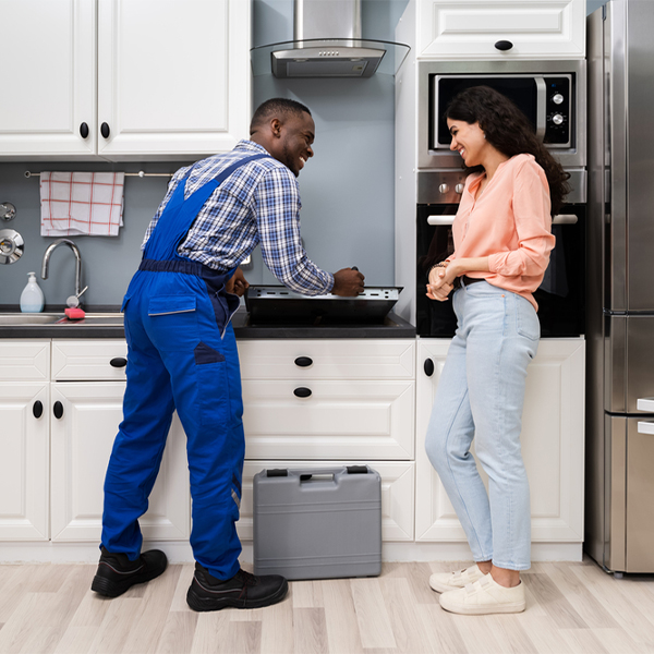 what kind of warranty do you offer on your cooktop repair services in Pounding Mill Virginia